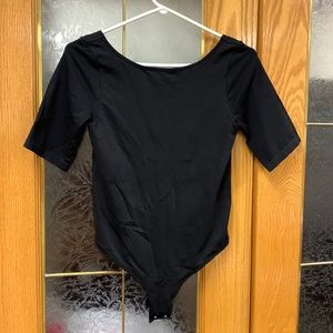 Banana Republic black seamless essential body suit